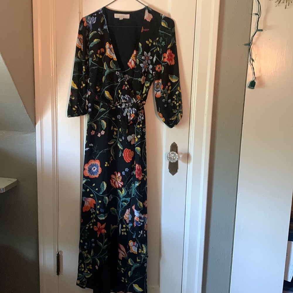 COPY - Loft wrap floral dress